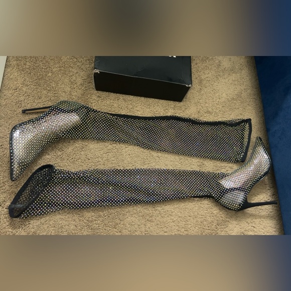 Rhinestone Heel Boot - Picture 6 of 11